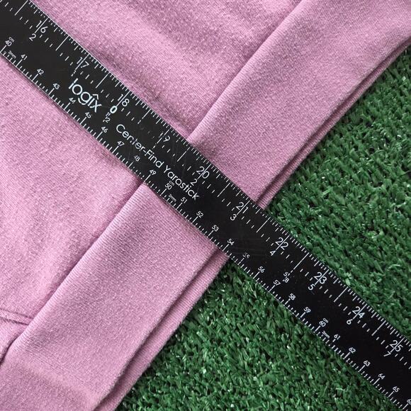 PINK Victoria's Secret LOVE PINK Mauve Half Zip Pullover Hoodie Women's XS - Picture 8 of 8